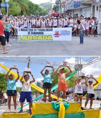 Maratona realizada pela Prefeitura de Guarabira marca Dia do Trabalhador no município